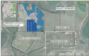 proposed layout of the Saamis Solar